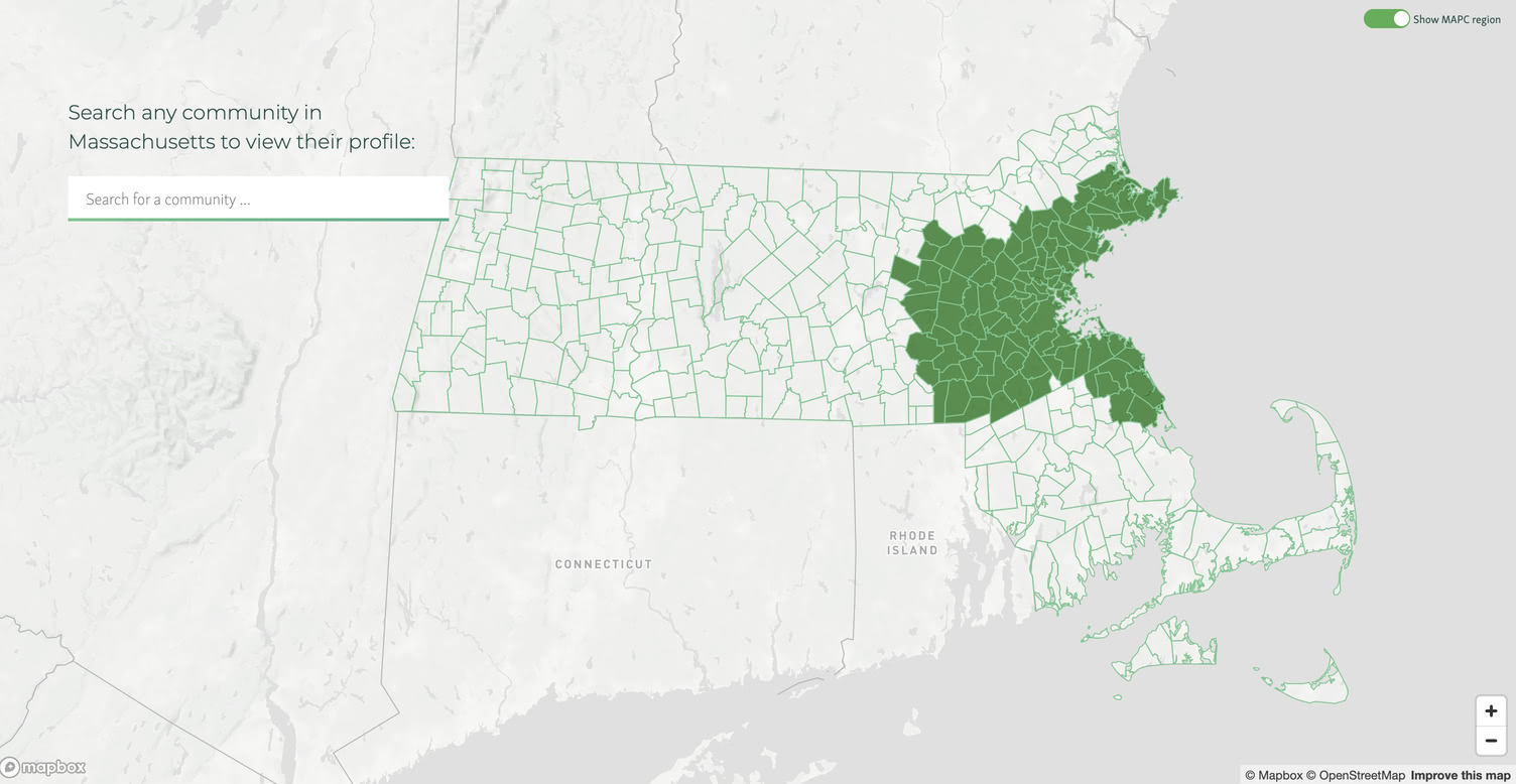 Community Profile Map DataCommon